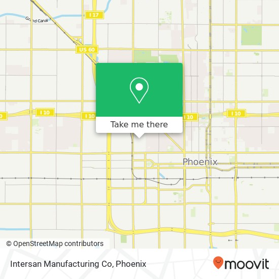 Mapa de Intersan Manufacturing Co