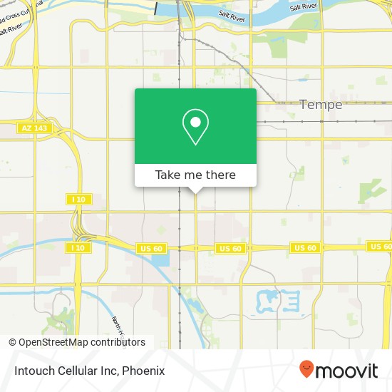 Intouch Cellular Inc map