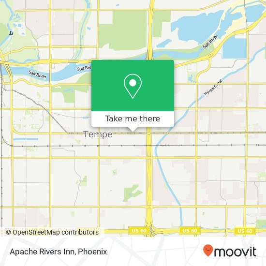 Apache Rivers Inn map