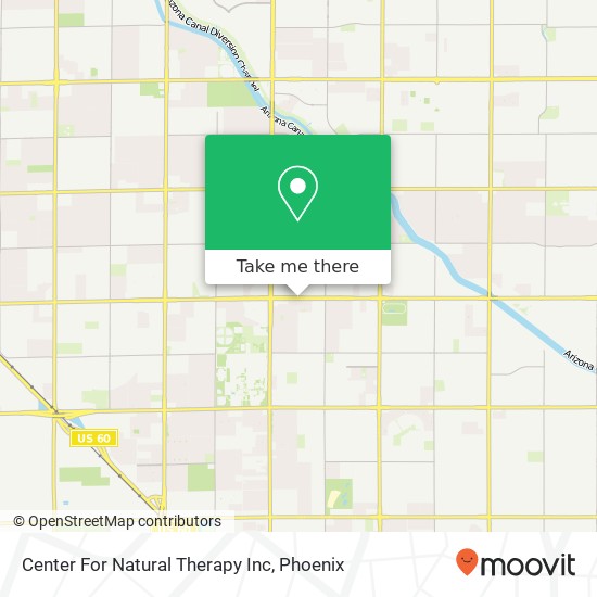Center For Natural Therapy Inc map
