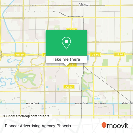 Pioneer Advertising Agency map