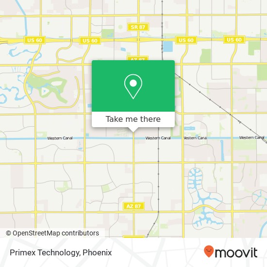 Primex Technology map
