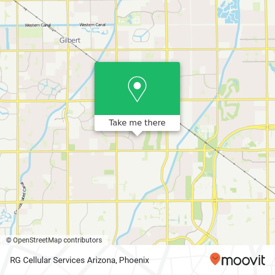 RG Cellular Services Arizona map