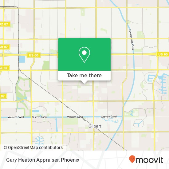 Gary Heaton Appraiser map