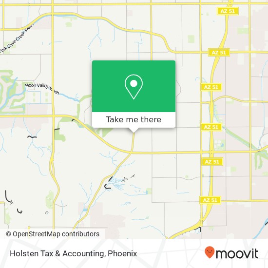 Mapa de Holsten Tax & Accounting