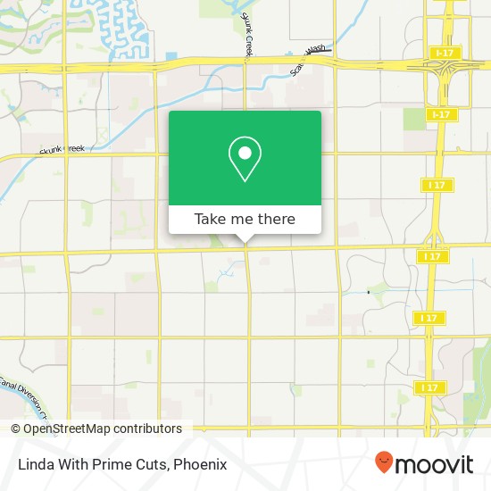 Mapa de Linda With Prime Cuts
