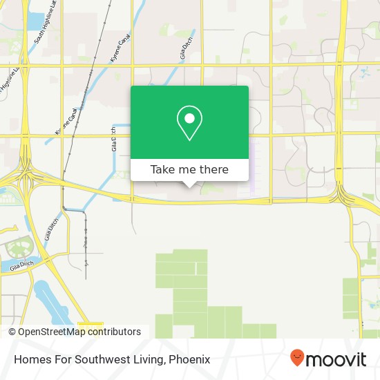 Homes For Southwest Living map