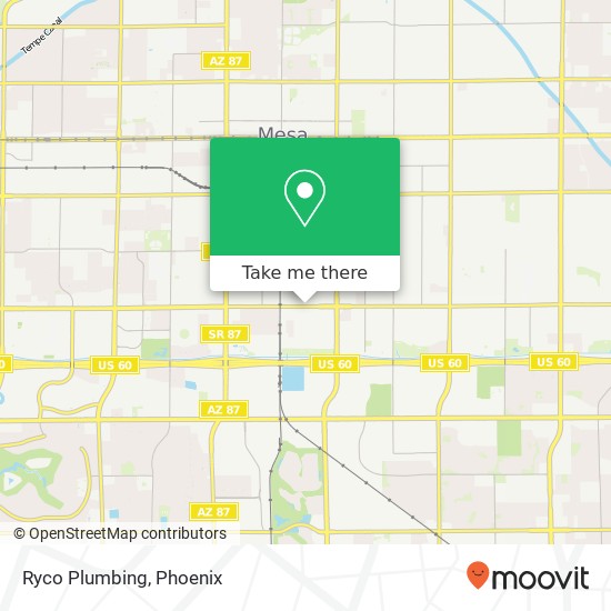 Ryco Plumbing map