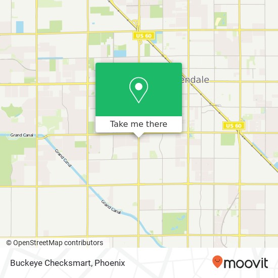 Buckeye Checksmart map