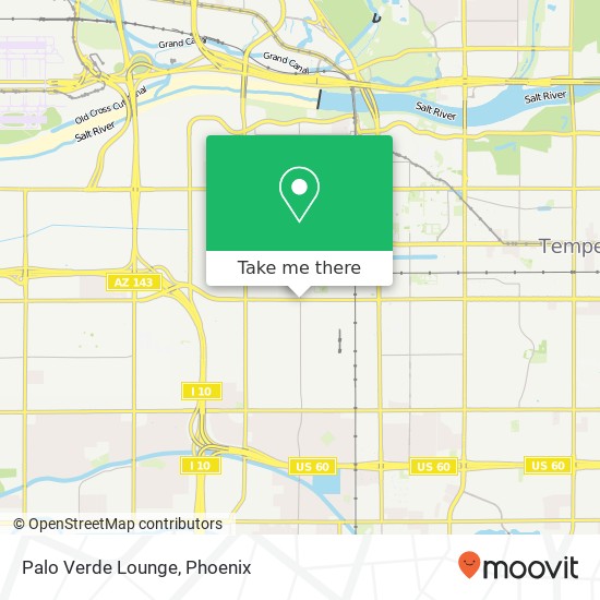 Palo Verde Lounge map