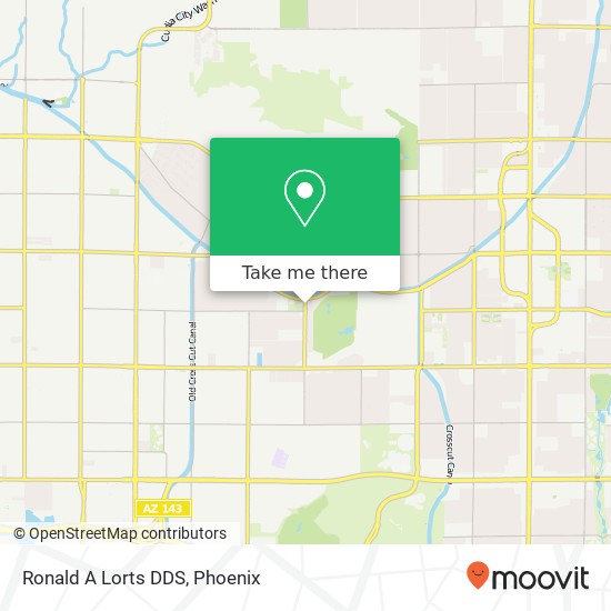 Ronald A Lorts DDS map