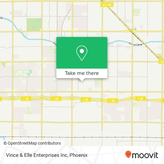 Vince & Elle Enterprises Inc map