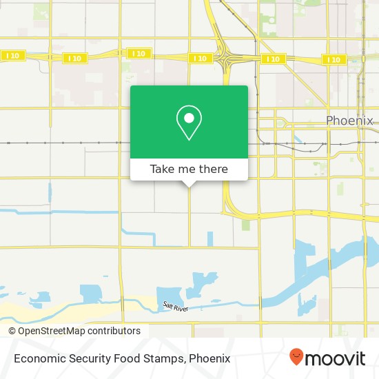 Mapa de Economic Security Food Stamps