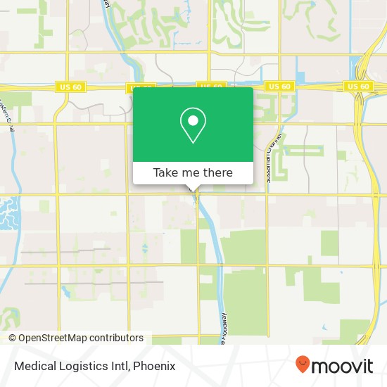 Mapa de Medical Logistics Intl