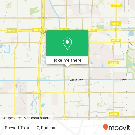 Stewart Travel LLC map