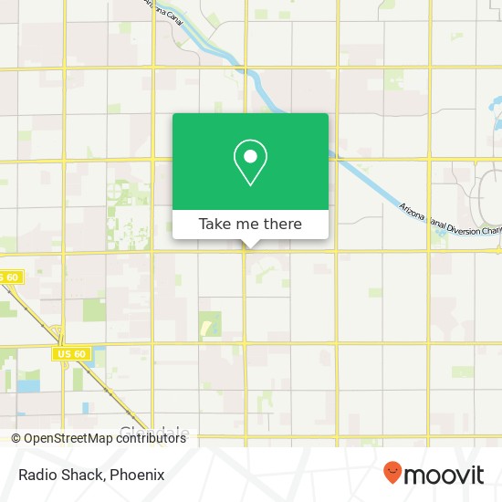 Radio Shack map