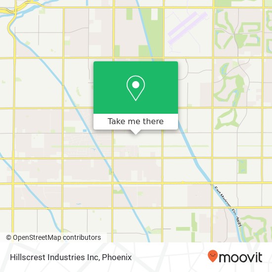 Hillscrest Industries Inc map