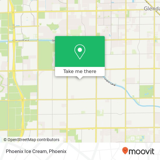 Phoenix Ice Cream map