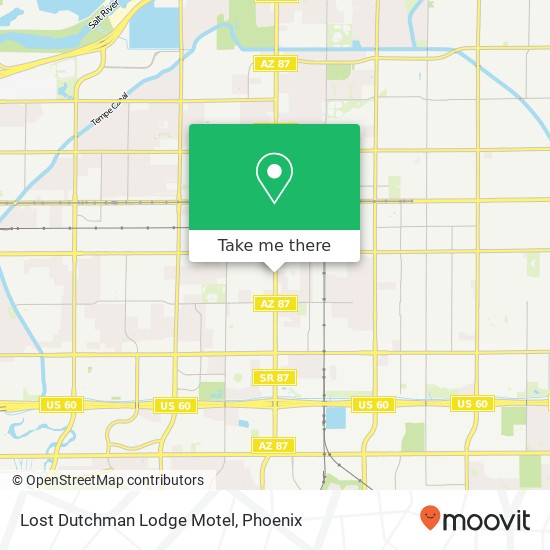 Lost Dutchman Lodge Motel map