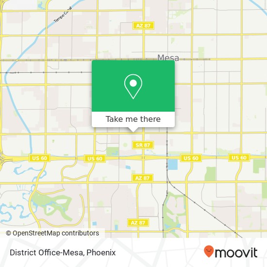 Mapa de District Office-Mesa