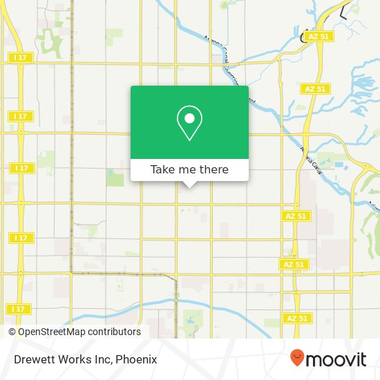 Drewett Works Inc map