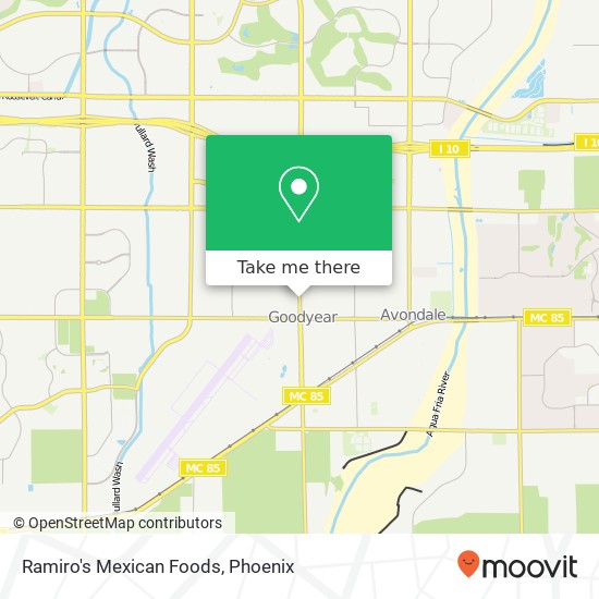 Mapa de Ramiro's Mexican Foods