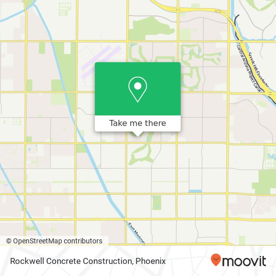 Mapa de Rockwell Concrete Construction