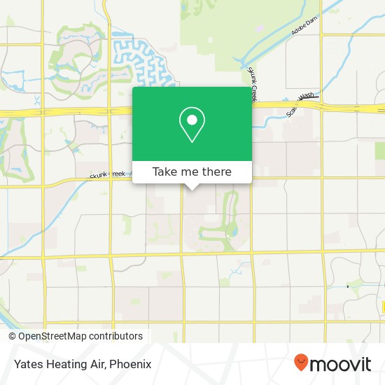 Yates Heating Air map