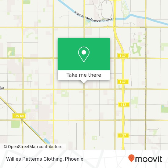 Willies Patterns Clothing map