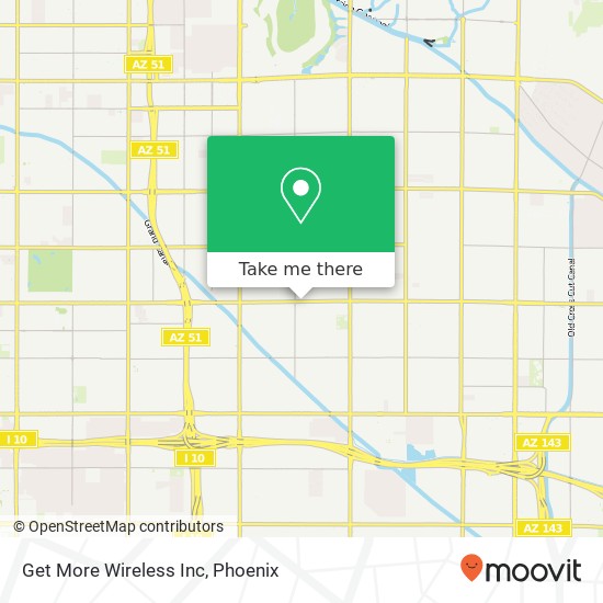 Mapa de Get More Wireless Inc