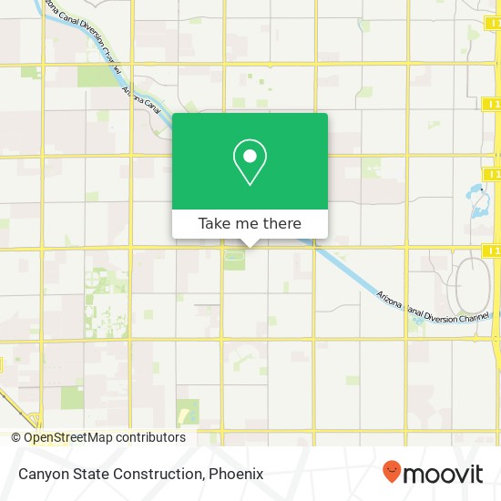 Canyon State Construction map