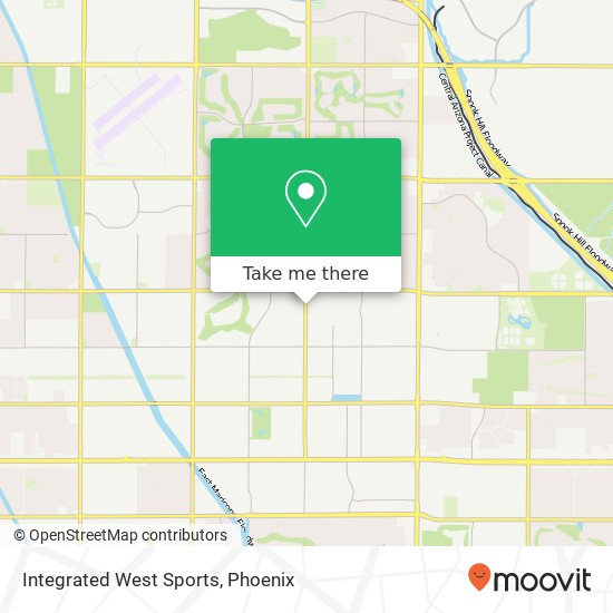 Integrated West Sports map