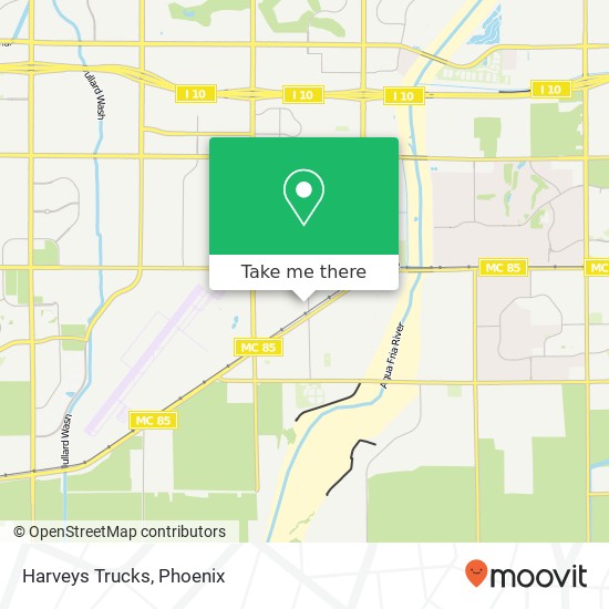 Harveys Trucks map