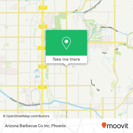 Mapa de Arizona Barbecue Co Inc