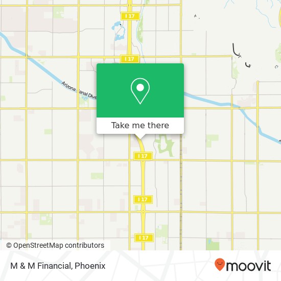 M & M Financial map