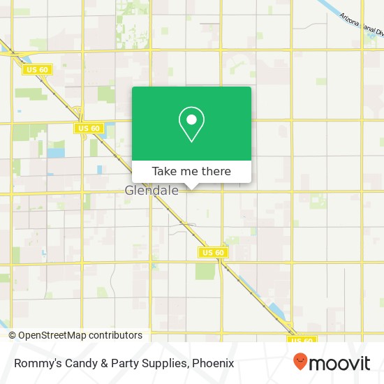 Rommy's Candy & Party Supplies map