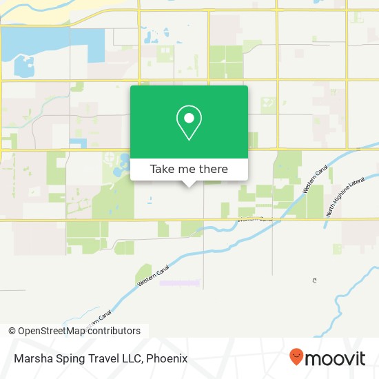 Mapa de Marsha Sping Travel LLC