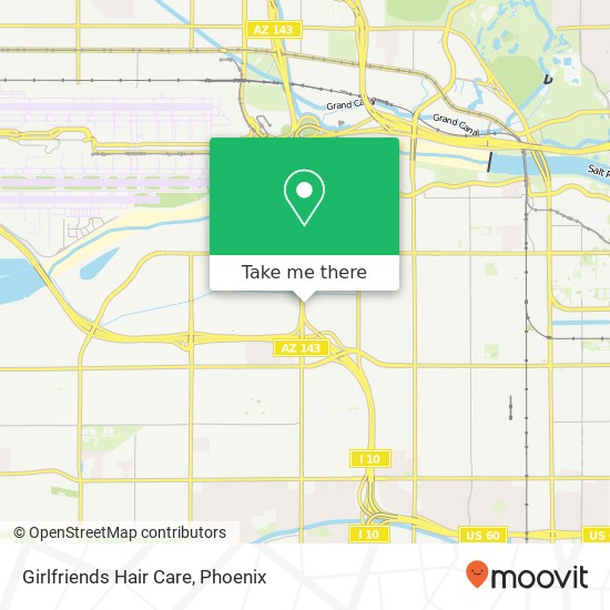 Girlfriends Hair Care map