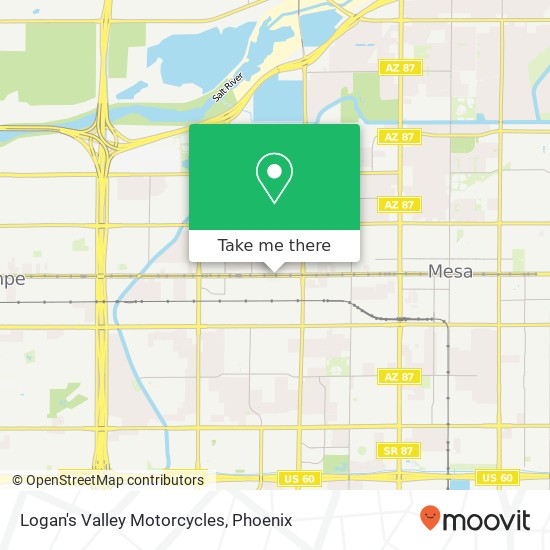 Logan's Valley Motorcycles map