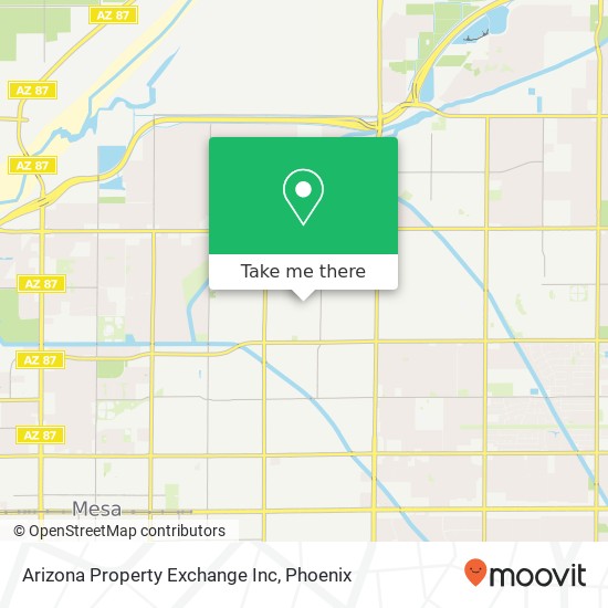 Mapa de Arizona Property Exchange Inc