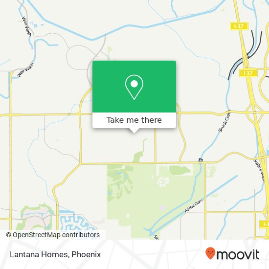 Lantana Homes map