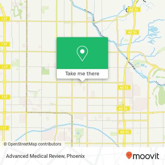 Advanced Medical Review map