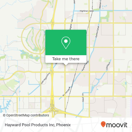 Mapa de Hayward Pool Products Inc