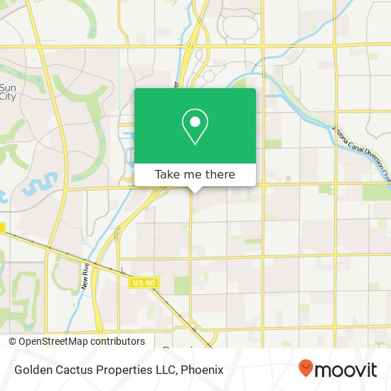 Mapa de Golden Cactus Properties LLC