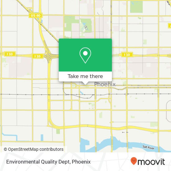 Mapa de Environmental Quality Dept