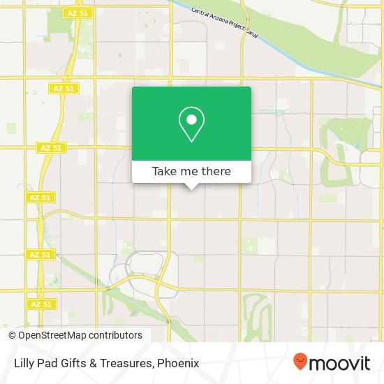 Lilly Pad Gifts & Treasures map