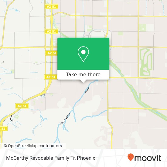 Mapa de McCarthy Revocable Family Tr