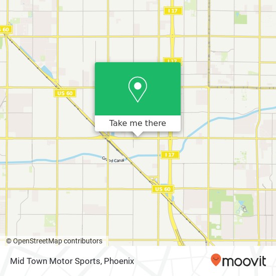 Mid Town Motor Sports map