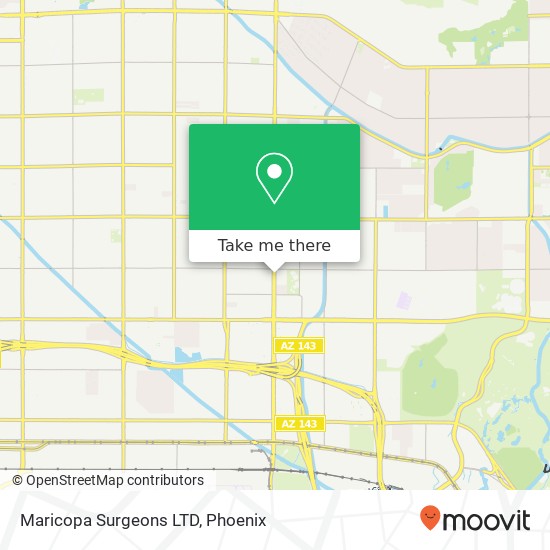 Maricopa Surgeons LTD map