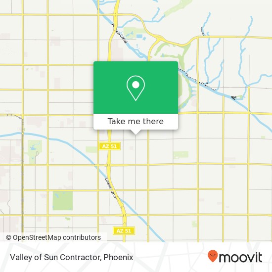 Valley of Sun Contractor map